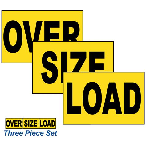 magnetic oversize load signs for truck